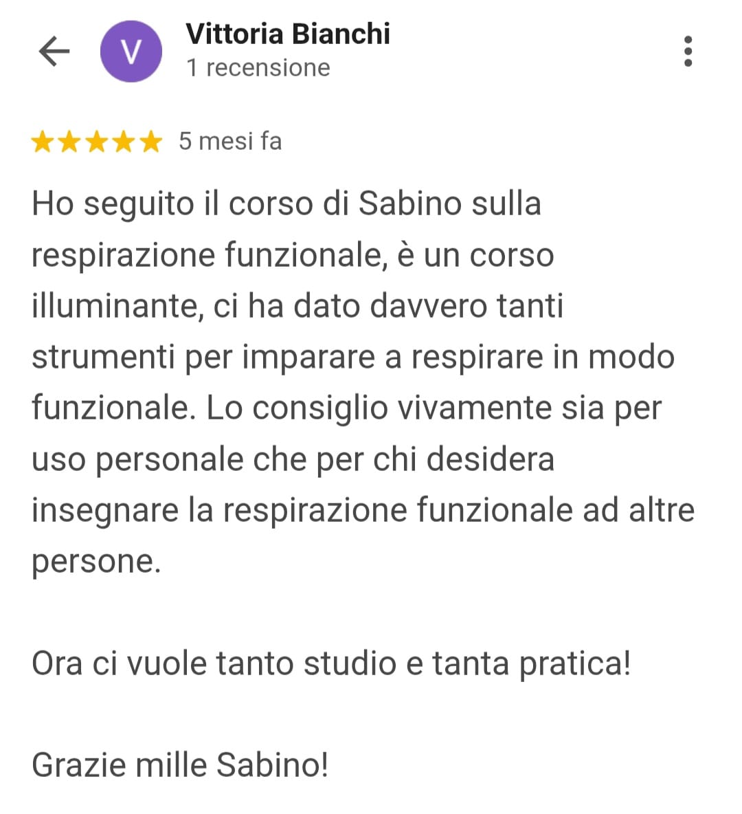 RECENSIONE VITTORIA
