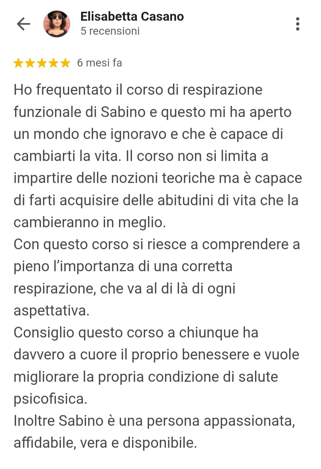 RECENSIONE ELISABETTA CASSANO