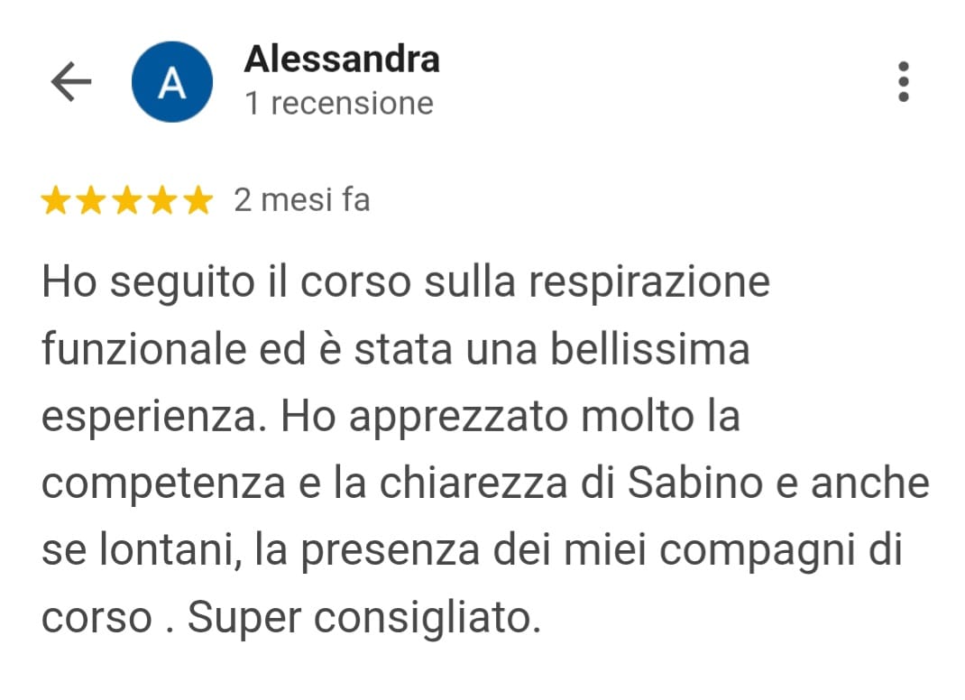 RECENSIONE ALESSANDRA